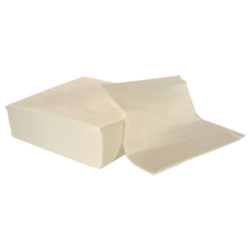 200 Tovaglioli Di Carta Bianchi 2 Veli - 24,9 X 24,9 Cm Aperti - Piegati 12,5 Cm - Per Feste, Matrimoni E Uso Quotidiano